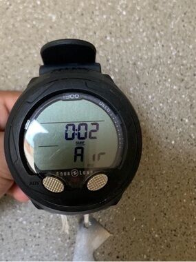 Aqualung i300 Black Dive Computer Watch - Digital Wearable